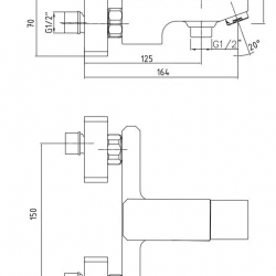 Eca Tiera Banyo Bataryası Mat Siyah 102102469C1